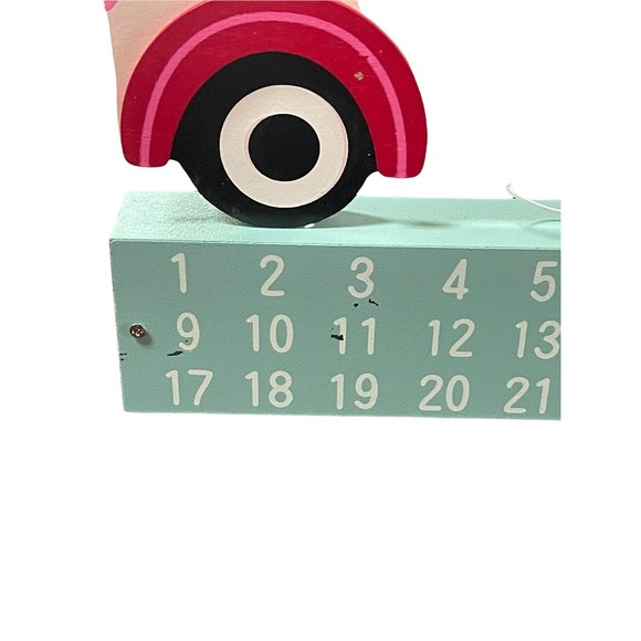 Christmas Countdown pink Truck with Gifts in Back - Picture 2 of 3